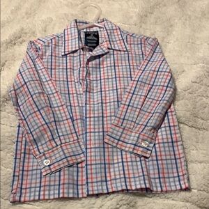 Plaid Button-Up Shirt